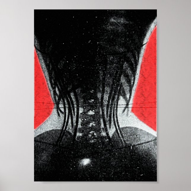 röntgenstråle av kvinnor i en Poster korsett (Framsidan)