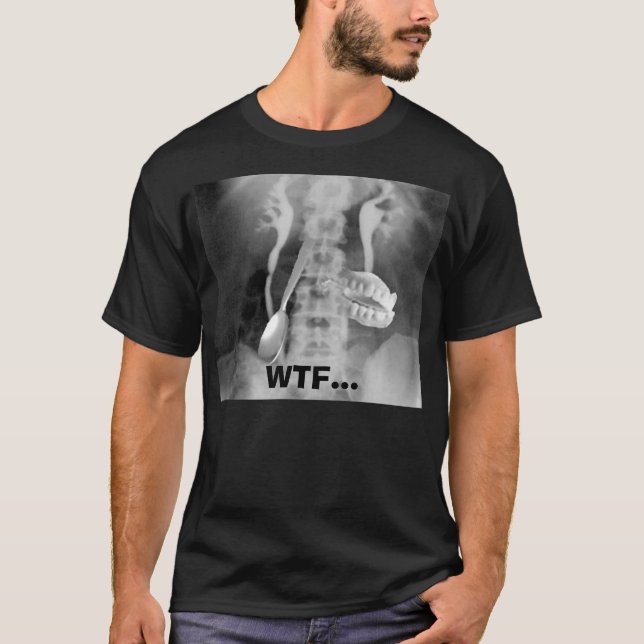 röntgenstråle WTF… T-shirt (Framsida)