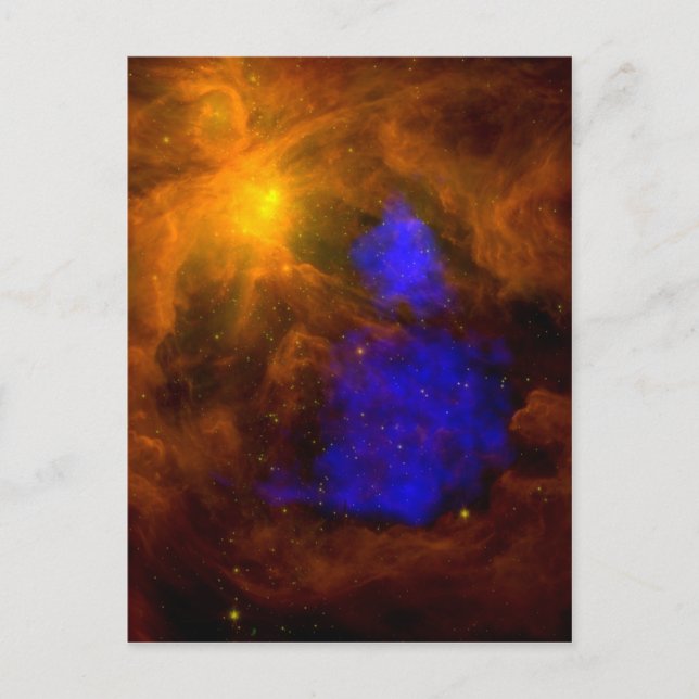 Röntgenstrålejultomten i Orion Helg Vykort (Framsida)