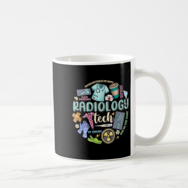 Röntgentekniker Jul Rad Tek X-ray Tek Kaffemugg (Höger)