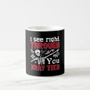 Röntgenteknologi Jag ser Höger genom din Xray-tekn Kaffemugg