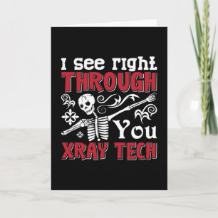 Röntgenteknologi Jag ser Höger genom din Xray-tekn Kort