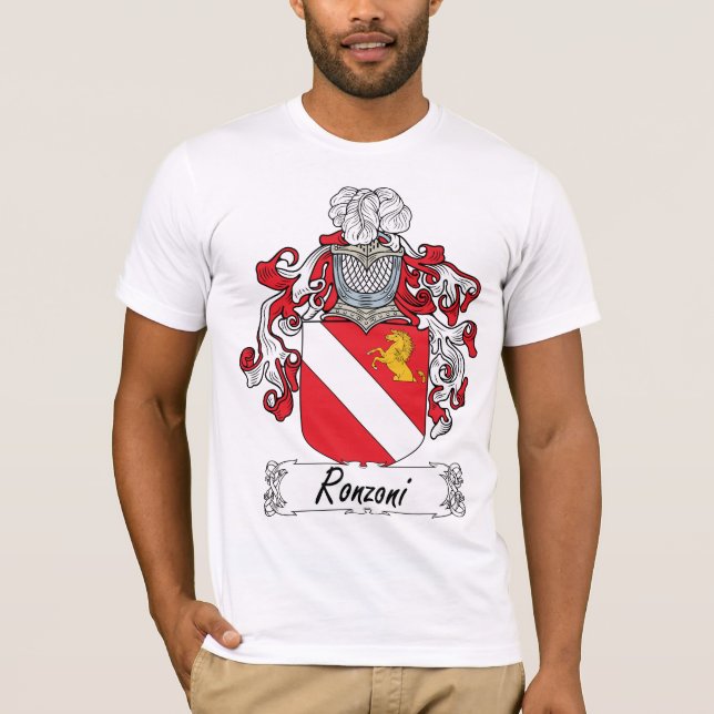 Ronzoni familjvapensköld tee shirt (Framsida)