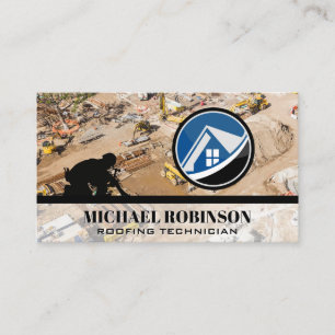 Roofer Byggplats Egendom Developer. Visitkort