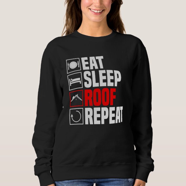Roofer Craft Tak-takverksamhet T Shirt (Framsida)