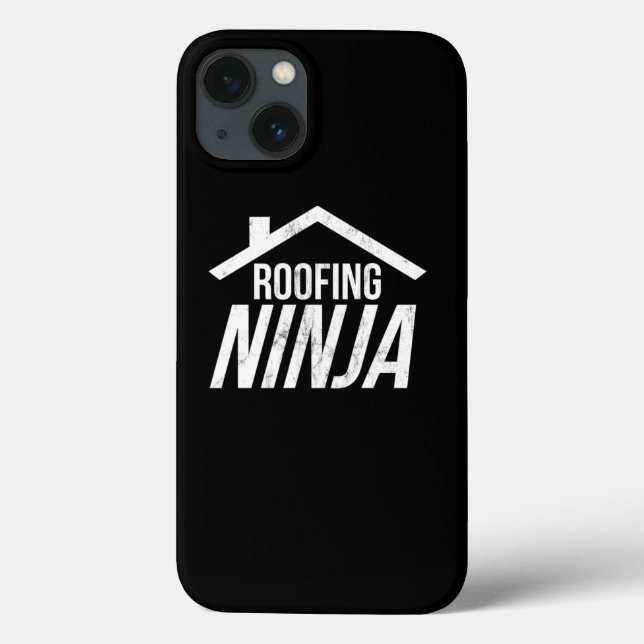 Roofer Design Funny Ninja Roofing Work Profession  (Baksida)