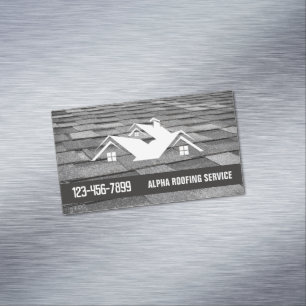 Roofer för reparation av handyman Tak Magnetiska Visitkort