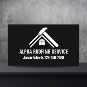 Roofer för reparation av handyman Tak Visitkort