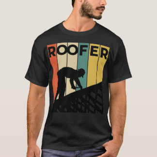 Roofer Retro Style Roofer Jersey T Shirt