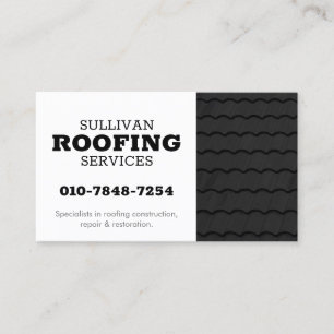 Roofer Roofing Construction Visitkort