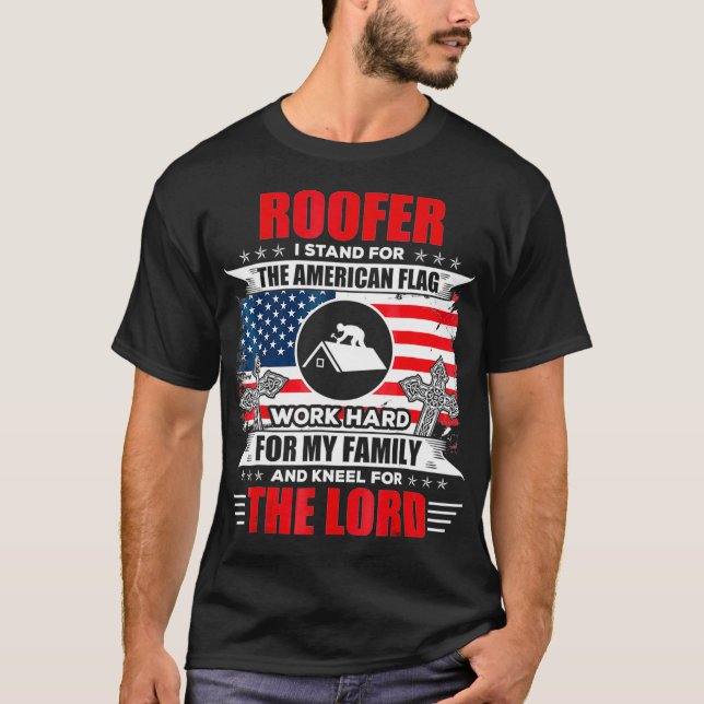 Roofer tshirts, lustiga takergåvor t shirt (Framsida)