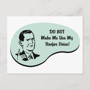 Roofer Voice Vykort