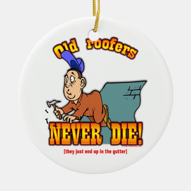 Roofers Julgransprydnad Keramik (Framsidan)