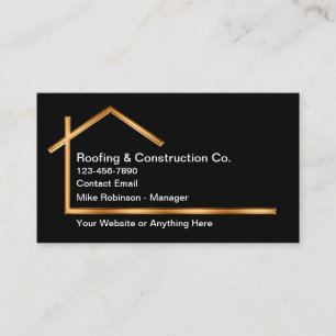 Roofing and Construction Service för klass Visitkort
