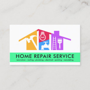 Roofing av kreativ Handyman Verktyg Visitkort