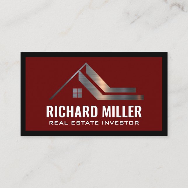 Roofing av Metall Real Gods | Egendom Visitkort (Framsida)