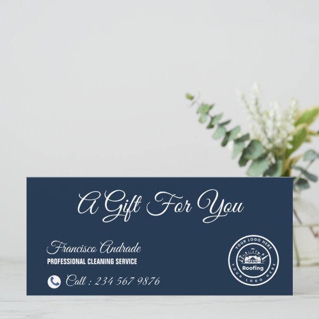 Roofing Company | Custom Logo Services (Stående Fram)