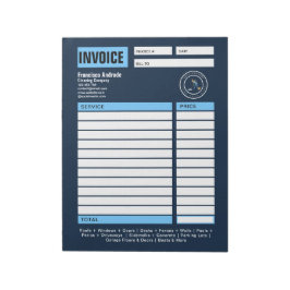 Roofing Company | Custom Logo Services Anteckningsblock