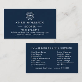 Roofing Company | Custom Logo Services Visitkort