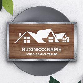 Roofing Construction Roofer för takbeläggning av t Visitkort