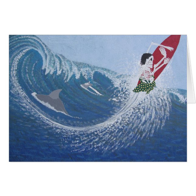 Roofing död utan rädsla hälsningskort (Framsidan Horizontal)