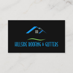Roofing Gutters Windows Construction Affärskort Visitkort