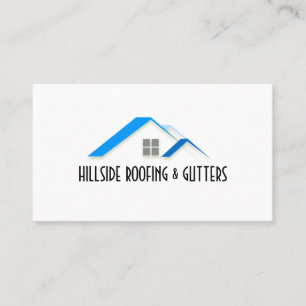 Roofing Gutters Windows Construction Affärskort Visitkort