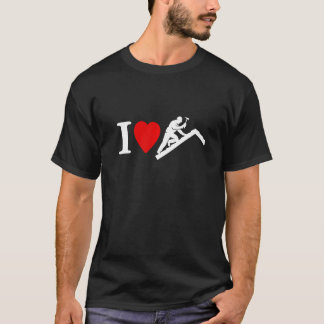 Roofing Love Roof Blankets Heart I Love Roofing   T Shirt