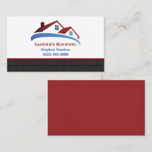 Roofing Shingles Construction Company Visitkort