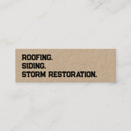 Roofing Siding QR Mini Visitkort
