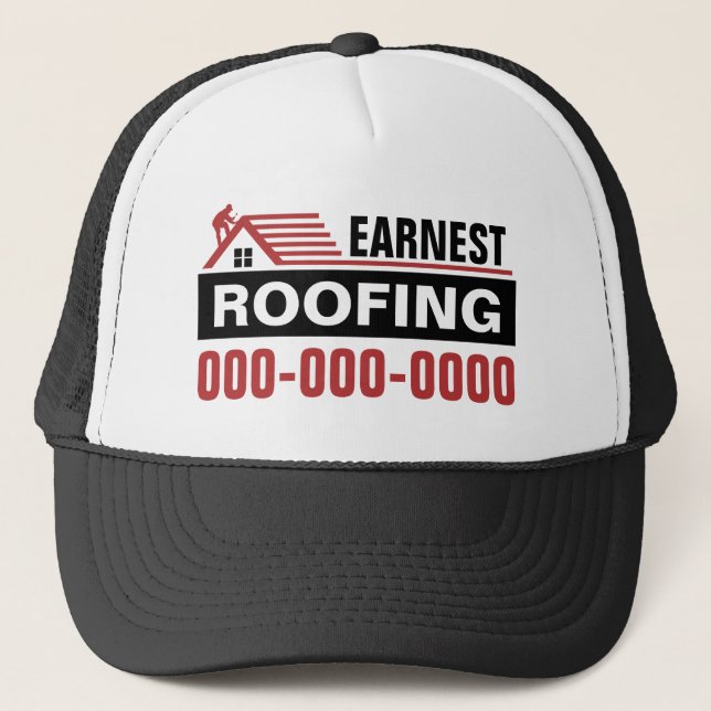 Roofing Trucker Hat Keps (Framsida)