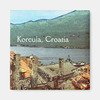 Roofta ops in Korcula Magnet