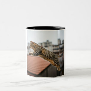 Rooftop Cat Äventyr Mugg