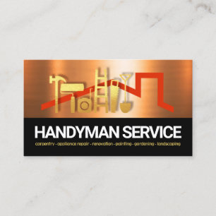 Rooftop-Handyman-Verktyg Visitkort