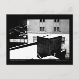 Rooftop Parking Urban Winter Ligcape Vykort