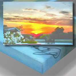 Rooftop Sunset 2295 Art. Canvastryck