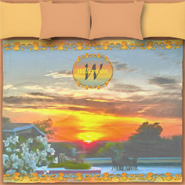 Rooftop Sunset 2295 Fleecefilt