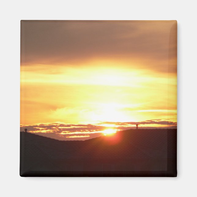 "Rooftop Sunset" Magnet (Framsidan)