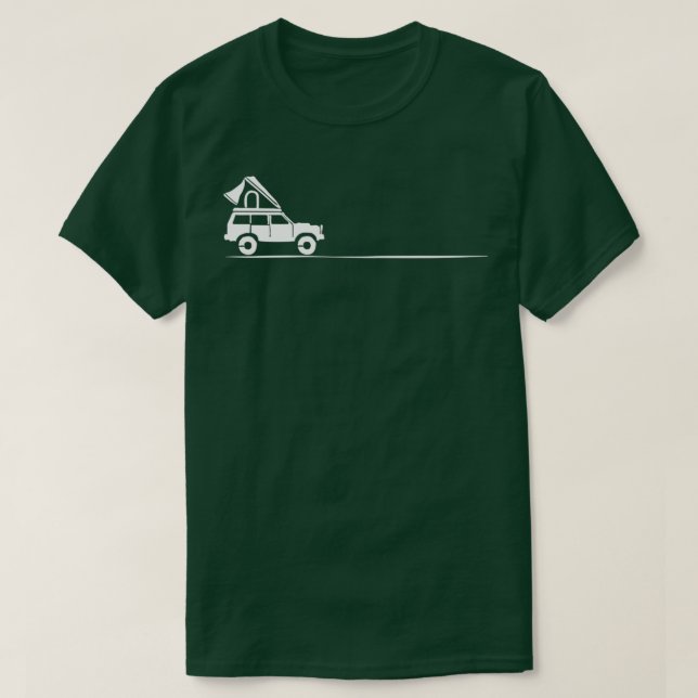 Rooftop Tält Road Resa T Shirt (Design framsida)