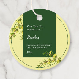 Rooibos Herbal Tea Business Märkre Gåvor Etiketter