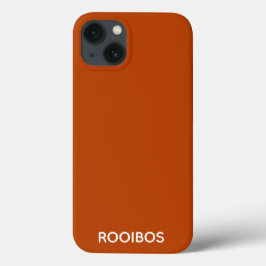 Rooibos rödbrun färg namn Fodral-Mate iPhone cas