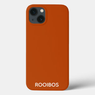 Rooibos rödbrun färg namn Fodral-Mate iPhone cas