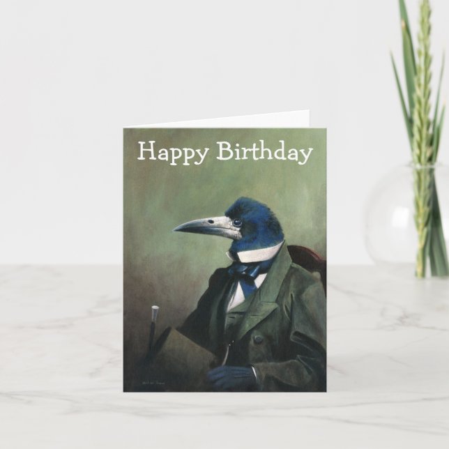 Rook Birthday Card Kort (Framsida)