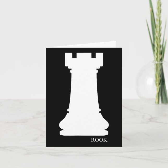 Rook Chess Biet Group Costume Chess Klubb Chess Bo Kort (Framsida)