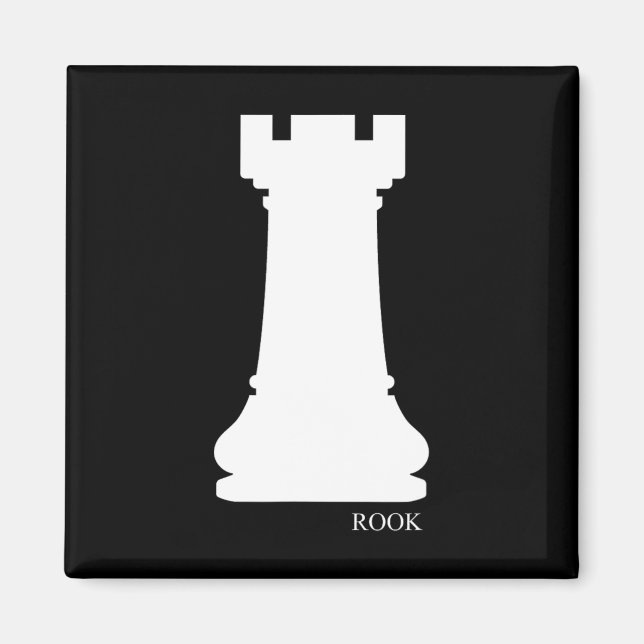 Rook Chess Biet Group Costume Chess Klubb Chess Bo Magnet (Framsidan)