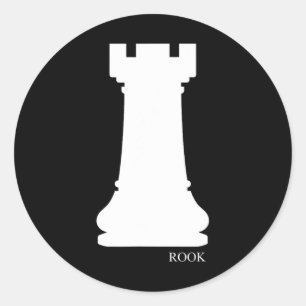 Rook Chess Biet Group Costume Chess Klubb Chess Bo Runt Klistermärke