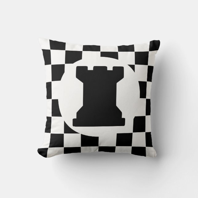 Rook Chess Biet - Pillow - Chess Thed Gift Kudde (Framsida)