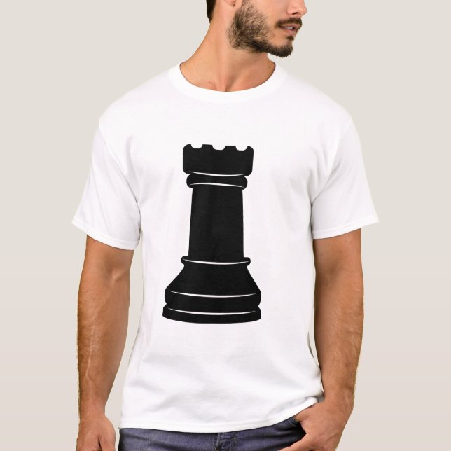 Rook Chess Piece Halloween T Shirt (Framsida)