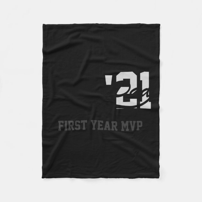 Rookie Dad First Year Mvp Srty T Shirt  Fleecefilt (Framsidan)