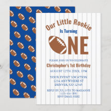 Rookie Football 1st Birthday